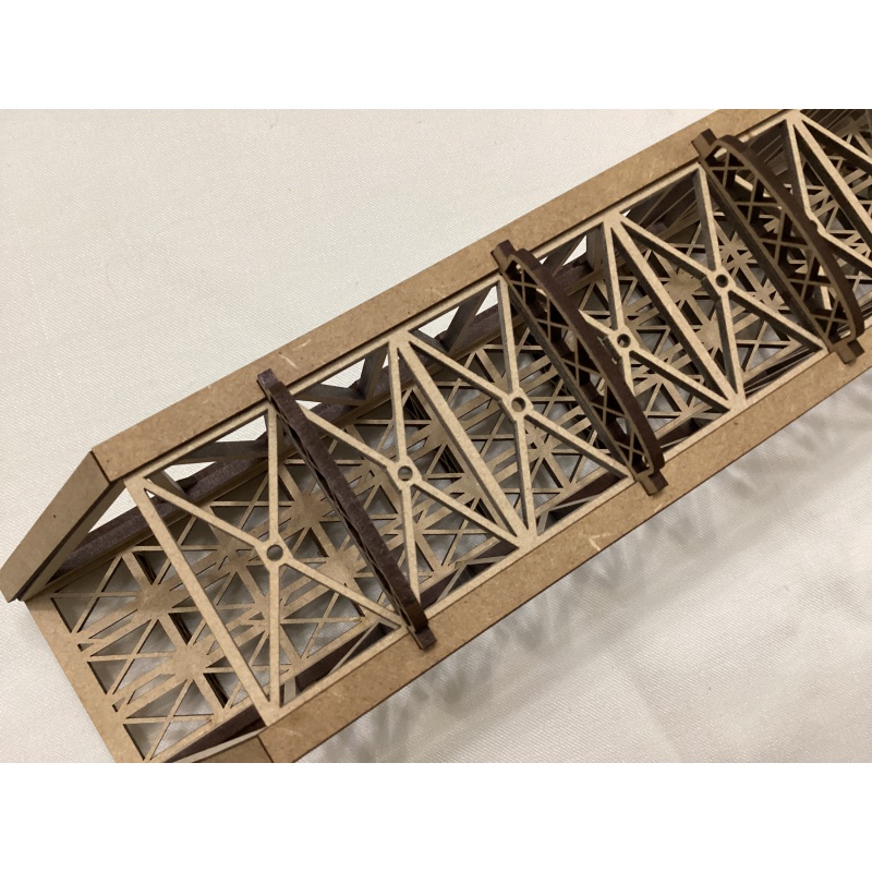 Single Track OO/OH Gauge Model Railway Box Girder Bridge 400mm Highly ...